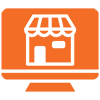 Computer shop icon representing data loss caused by unqualified repair techs