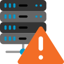 Icon representing RAID controller and hardware failure