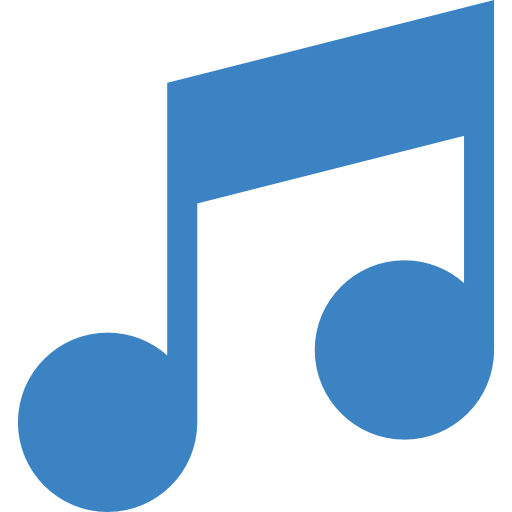 Music note icon representing music file recovery from RAID systems
