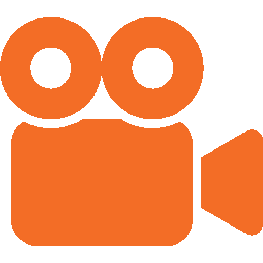 Video camera icon representing video file recovery from RAID arrays
