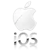 iOS logo symbolizing iPhone and iPad recovery services in Chicago