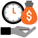 time and money icon Icon